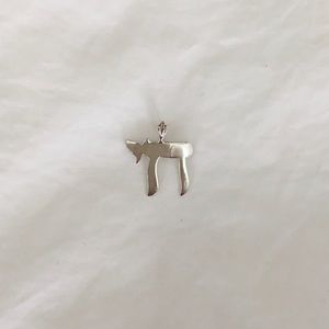 Sterling Silver Chai Pendant